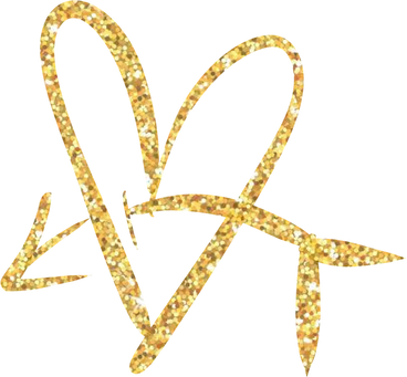 Gold Heart with Arrow